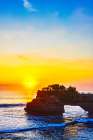 Sunset at Tanah Lot Temple, Bali, Indonesia Art Print